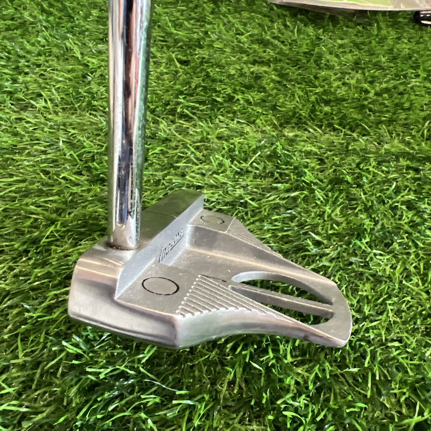 In-A-Zone Hefty Mallet Putter / RH / Steel ~36" / Needs Grip / (P261)