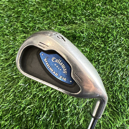 Callaway Steelhead X-16 Single 6 iron Steel Uniflex 38" Right (i162)