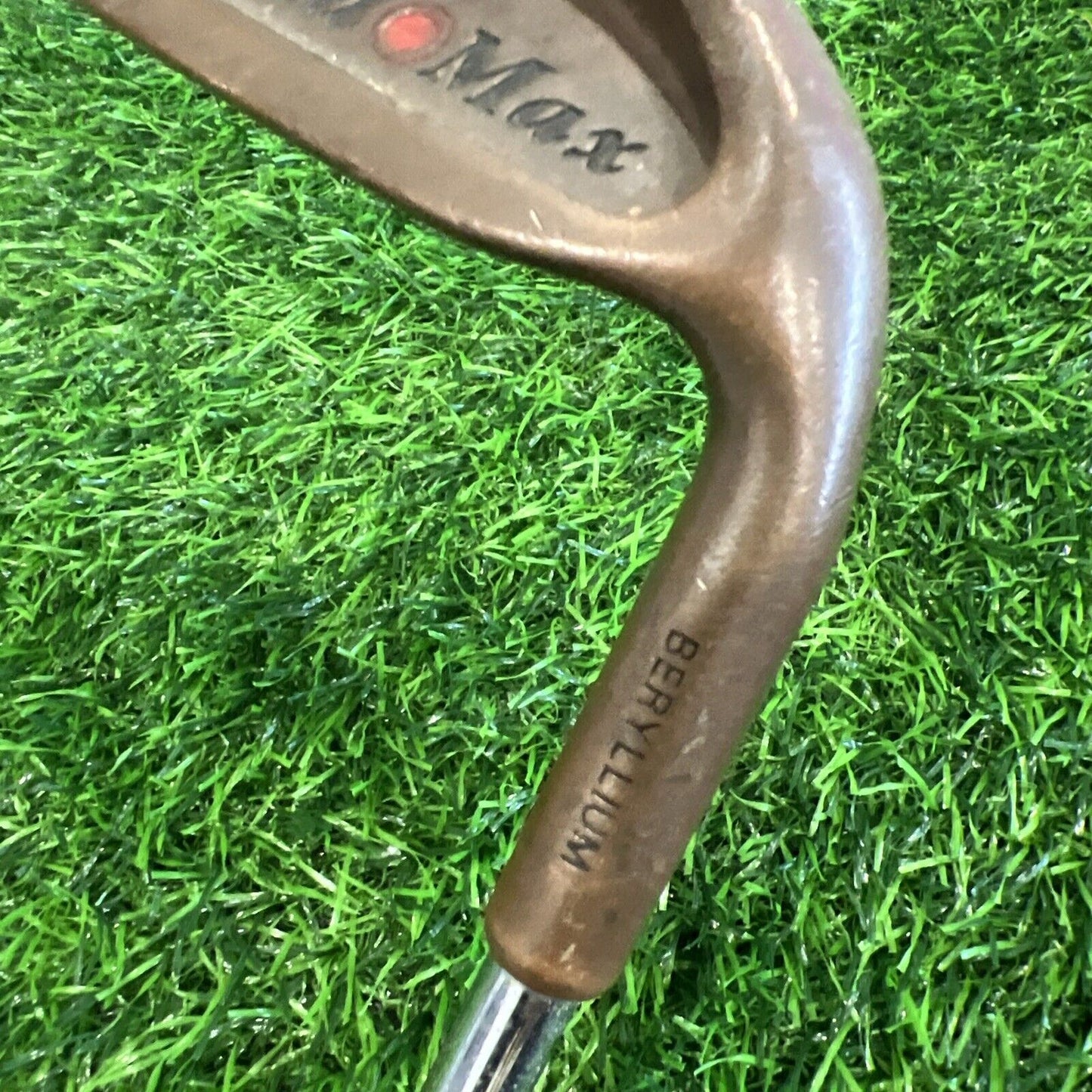 Rare VTG Dunlop Red Max 7 IRON BECU Berrylium Copper STIFF shaft (i172) 🔥