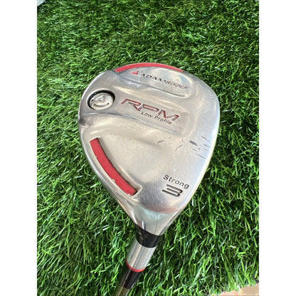 Adams Redline RPM Low Profile Strong 3 Wood Stiff Aldila Graphite Shaft (FW155)