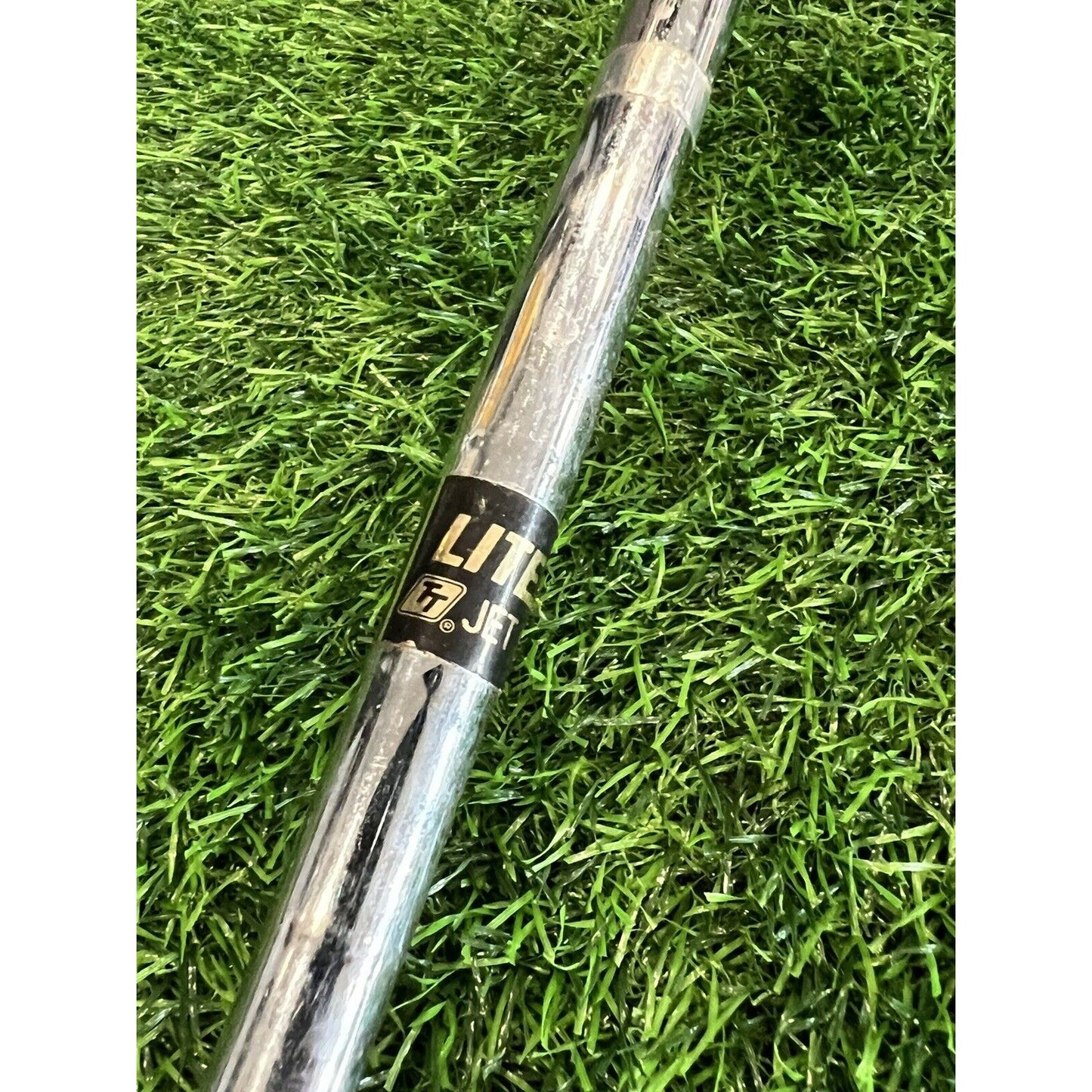 Spalding Executive 5 Wood Steel Shaft Original Grip Worn NECKS TIGHT (fw146)