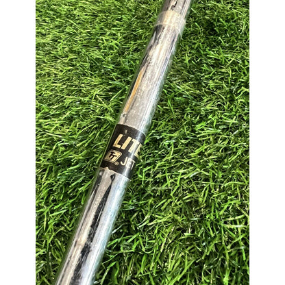 Spalding Executive 5 Wood Steel Shaft Original Grip Worn NECKS TIGHT (fw146)