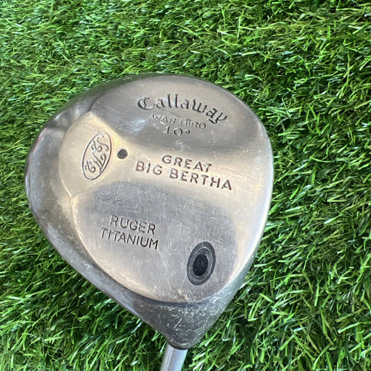 Callaway Great Big Bertha War Bird 10° Driver Ruger Titanium Regular Flex (D112)