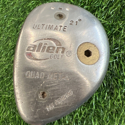 ALIEN ULTIMATE Left Hand 21 DEG QUAD METAL 21* FAIRWAY WOOD GOLF CLUB (h164)