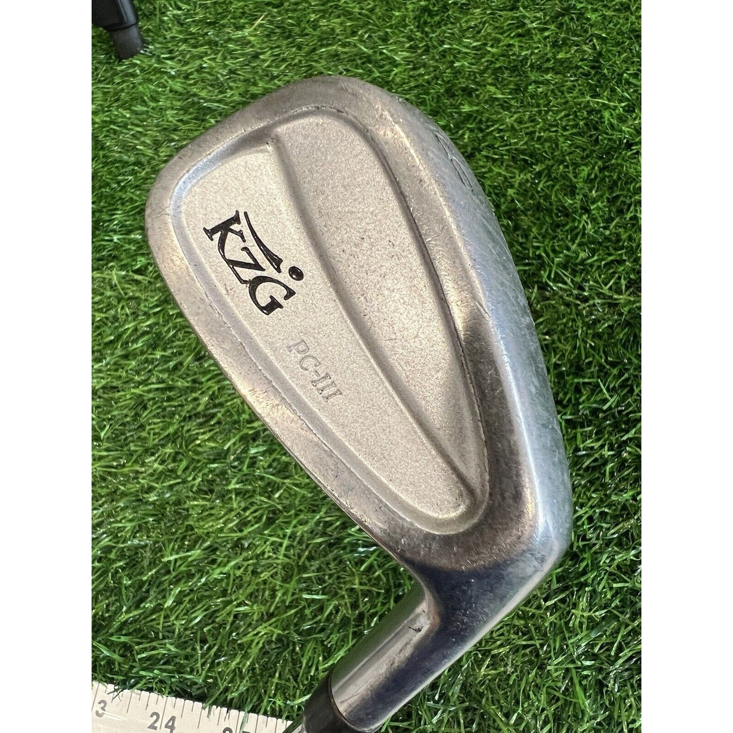 Kzg PC III 9 Iron Rifle Steel Shaft Good Grip No Flex Code On Shaft (i212)