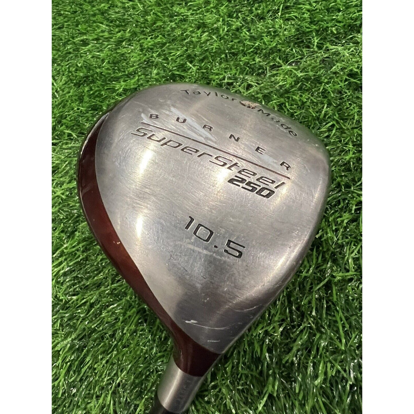RH TaylorMade Burner SuperSteel 10.5* Driver S-90 Stiff Flex Bubble Graphite