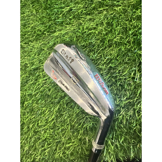 Rare 🔥 Wilson Staff Goose Neck 2 Iron Driving Iron Mens RH Steel Shiny (i288)