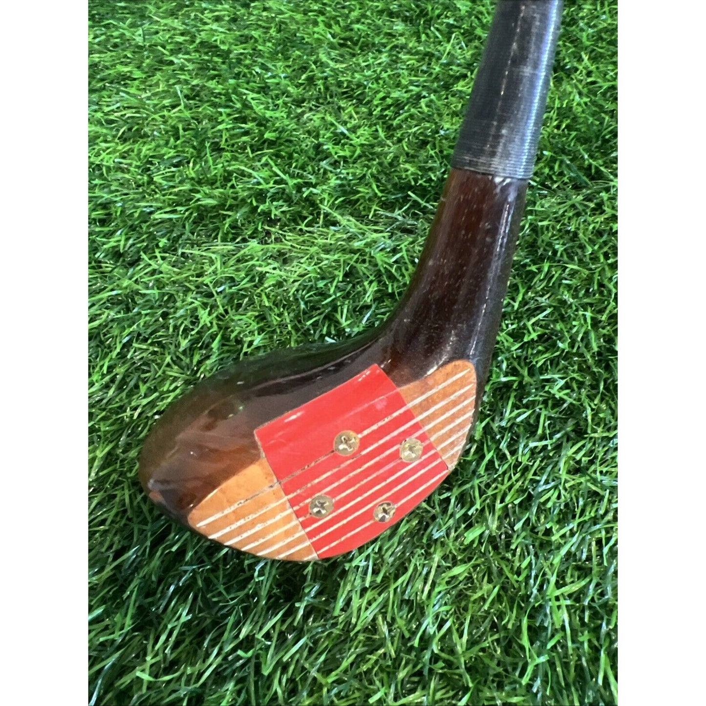 Tony Penna 4 Wood Persimmon Driver Oil Hardened Steel Shafted RH Club - Fw197