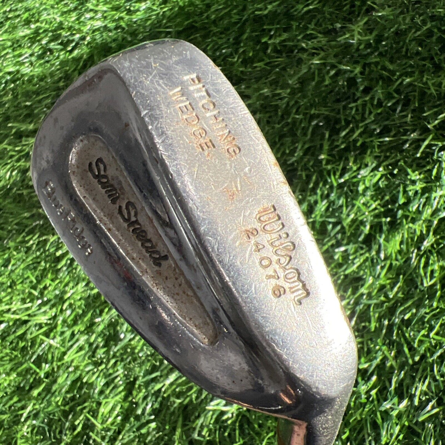 Vintage Wilson Golf Sam Snead Blue Ridge Pitching Wedge Right Hand Steel W211