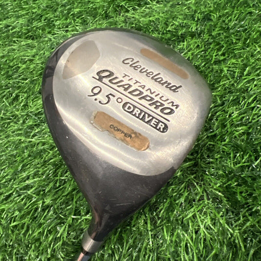 Cleveland Titanium Quadpro 9.5° Driver Golf Club Stiff Bi-matrix Graphite D149